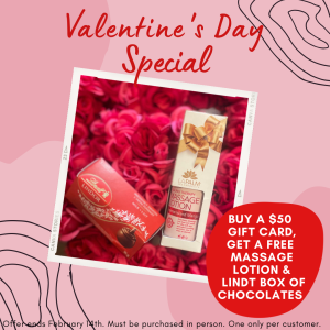 Valentine’s Day Gift Card Special 